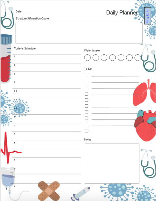 Nursing Elements Design - 2024 Nursing Student Academic Planner - Image 9