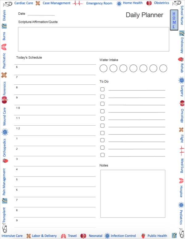 Specialty Design - 2024 Nursing Student Academic Planner - Image 5