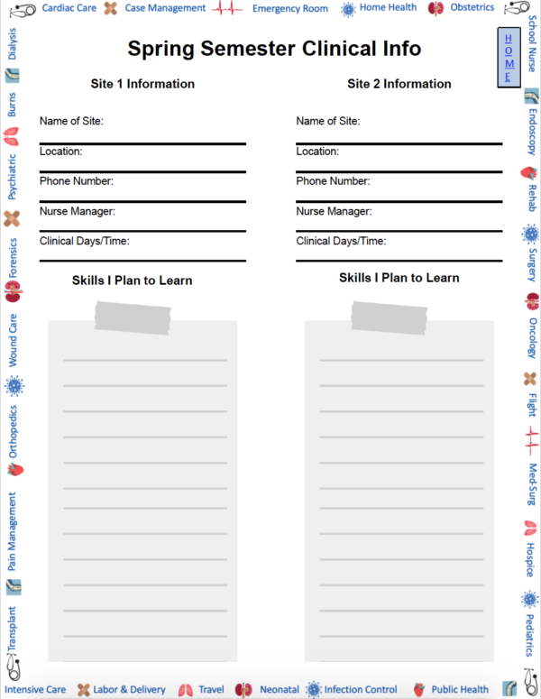 Specialty Design - 2024 Nursing Student Academic Planner - Image 7