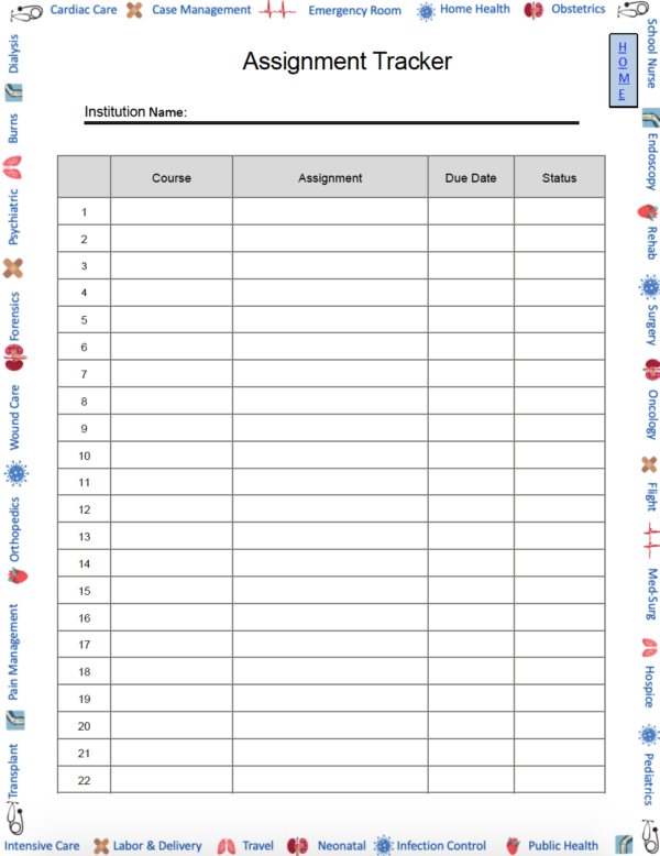 Specialty Design - 2024 Nursing Student Academic Planner - Image 8