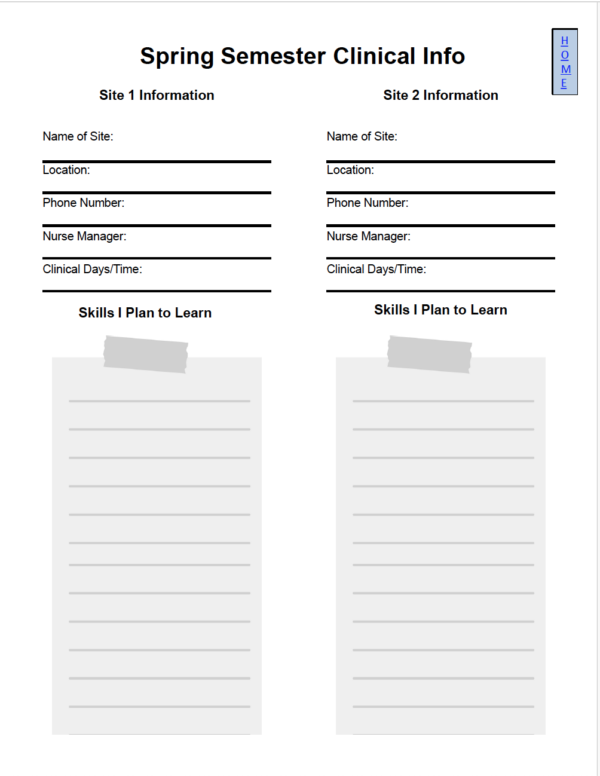 Simple Design - 2024 Nursing Student Academic Planner - Image 8