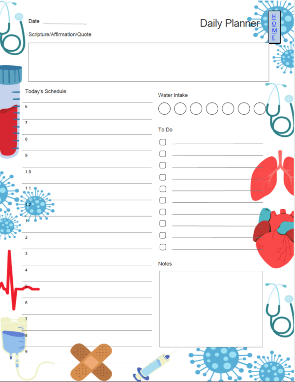 Nursing Elements Design - 2024 Pre-Nursing Academic Planner - Image 7