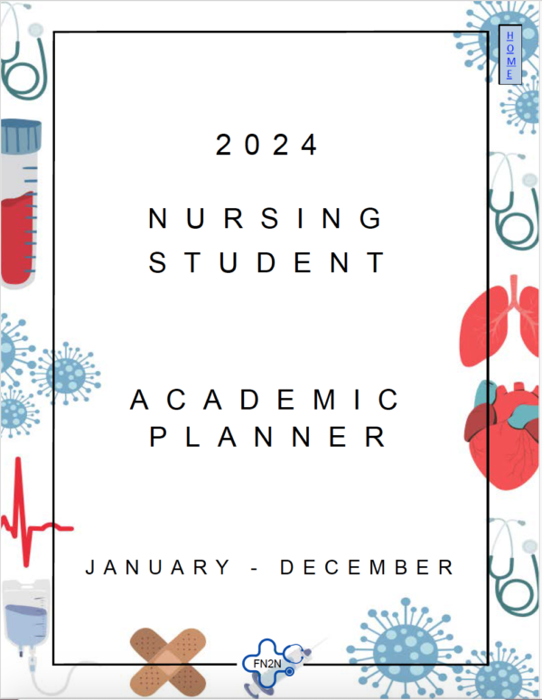 Nursing Elements Design - 2024 Nursing Student Academic Planner