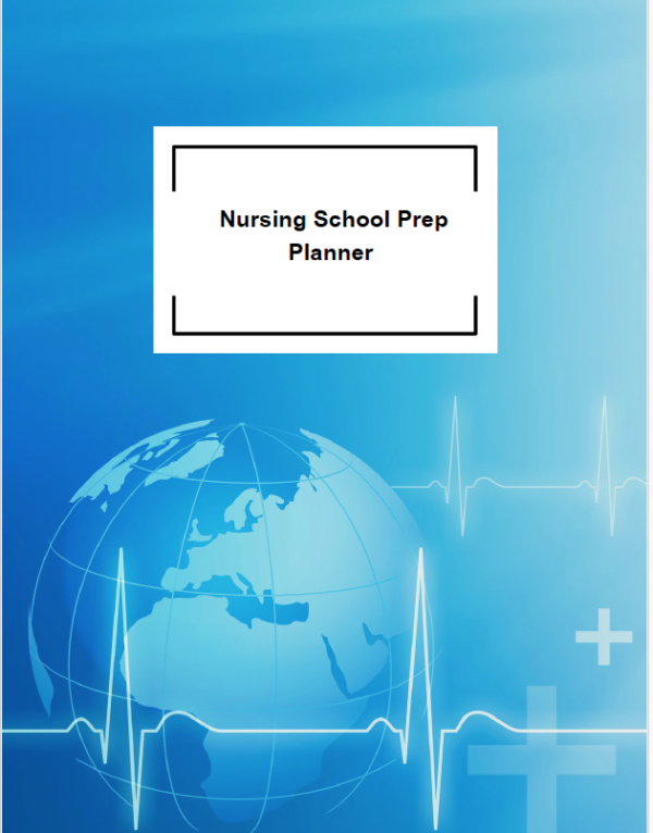 Nursing School Prep Planner - DIGITAL and UNDATED