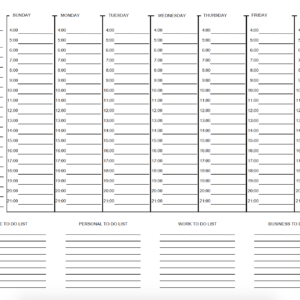 Digital Weekly Planner