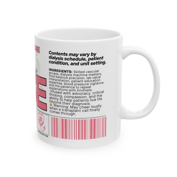 Nephrology Nurse Label-Style Mug| Nurse Appreciation Gift