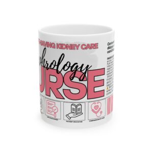 Nephrology Nurse Label-Style Mug| Nurse Appreciation Gift