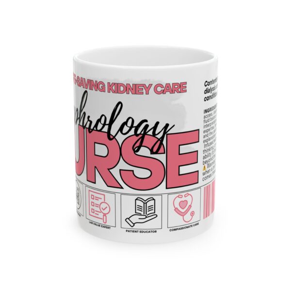 Nephrology Nurse Label-Style Mug| Nurse Appreciation Gift