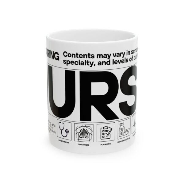 Nurse Nutrition Facts Mug