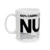 Nurse Nutrition Facts Mug