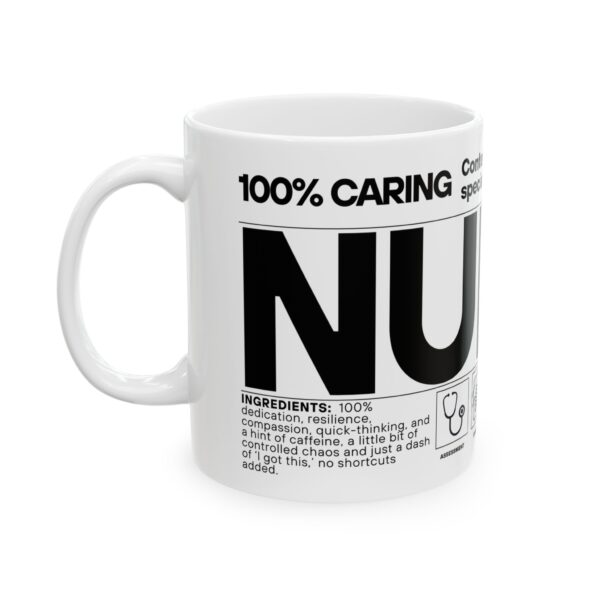 Nurse Nutrition Facts Mug